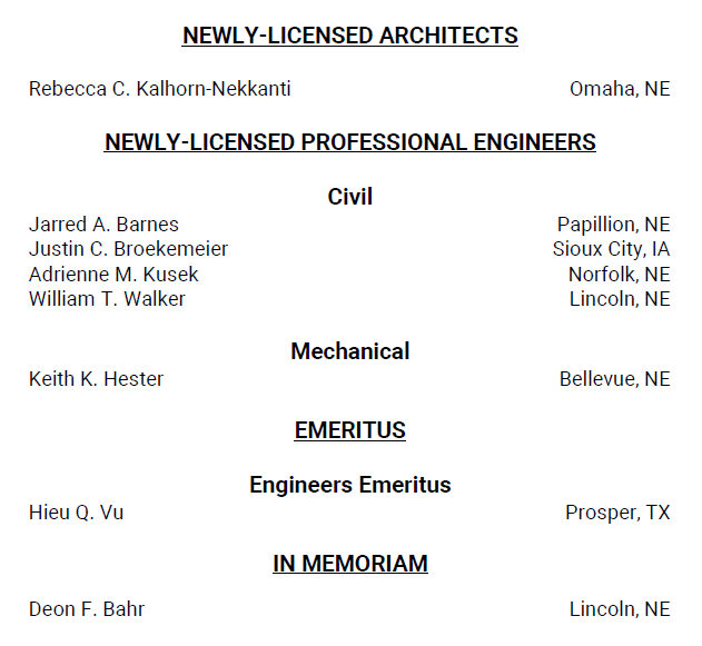 Licensees