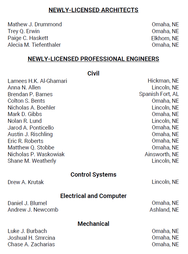 Licensees